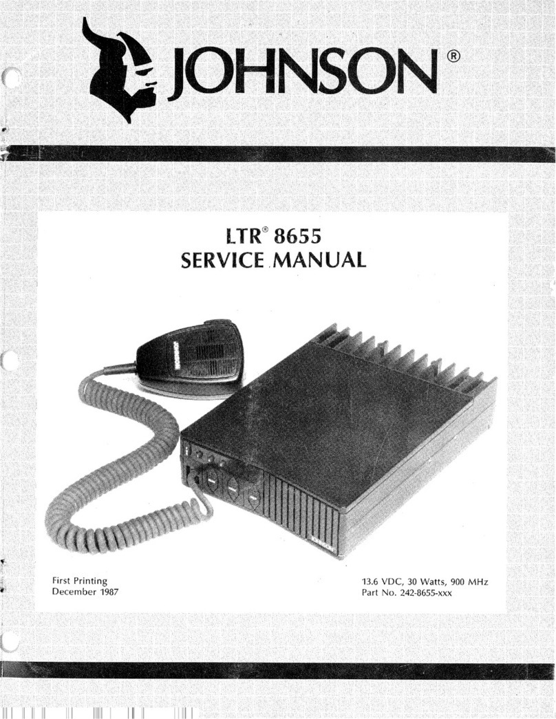 Johnson LTR 8655 Service manual