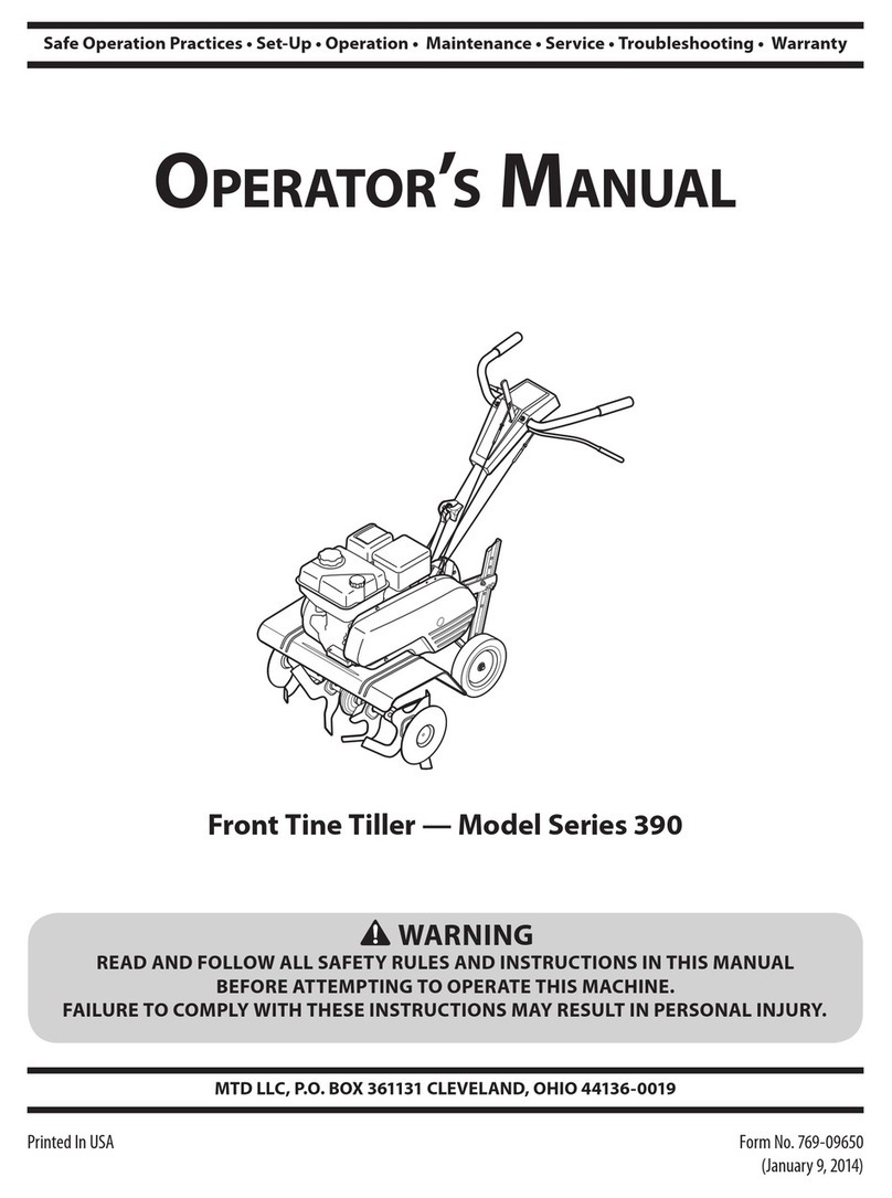 MTD 390 Series User manual