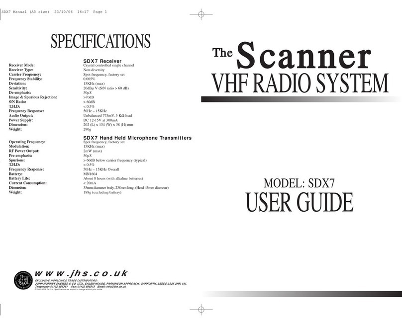 Scanner SDX7 user guide