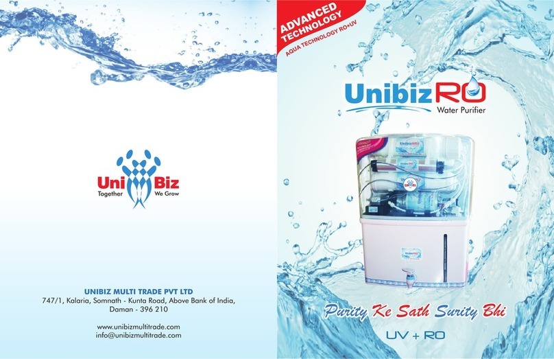UNIBIZRO Water purifier manual