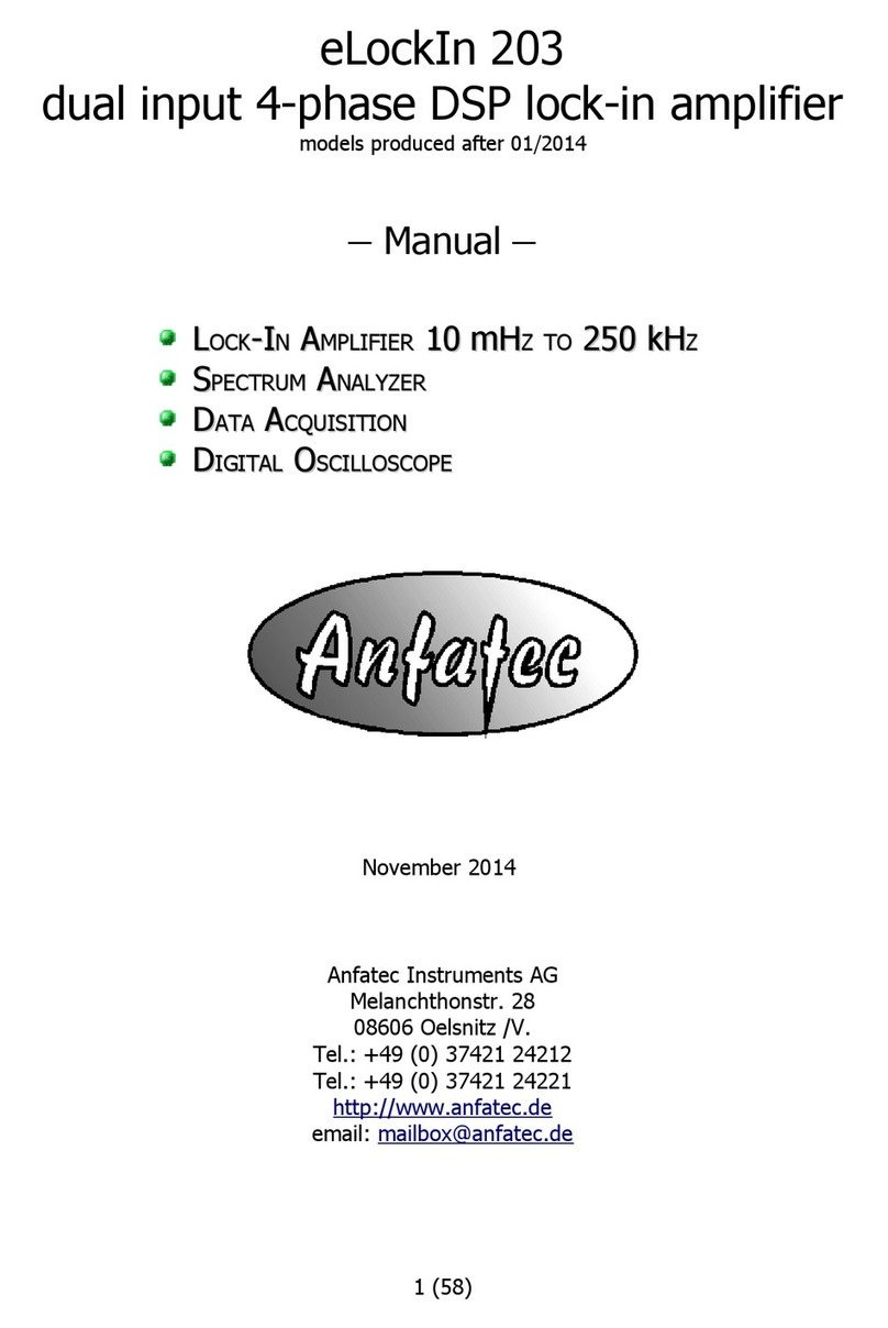 Anfatec eLockIn 203 manual