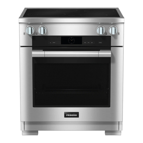 Miele 30" Induction Range operating instructions