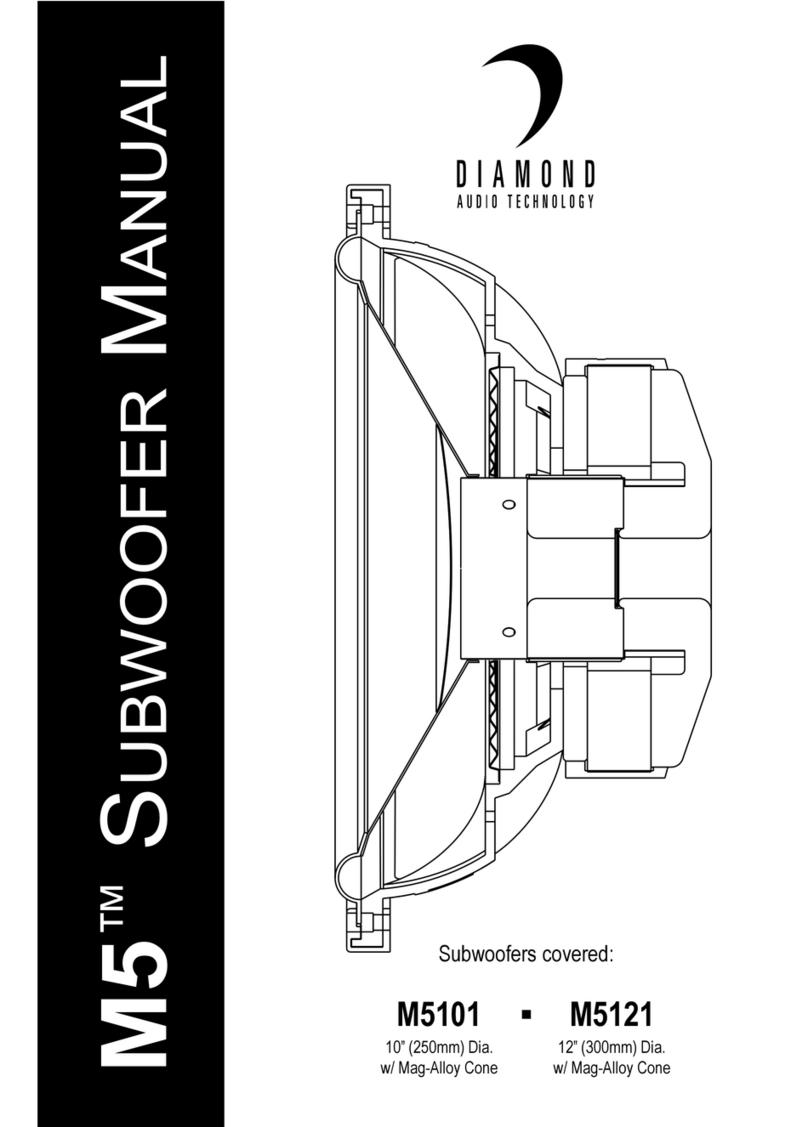 Diamond Audio Technology M5101 manual