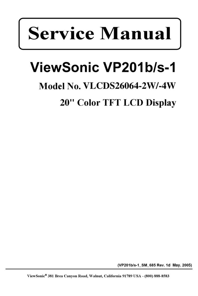 ViewSonic VP201b-1 User manual