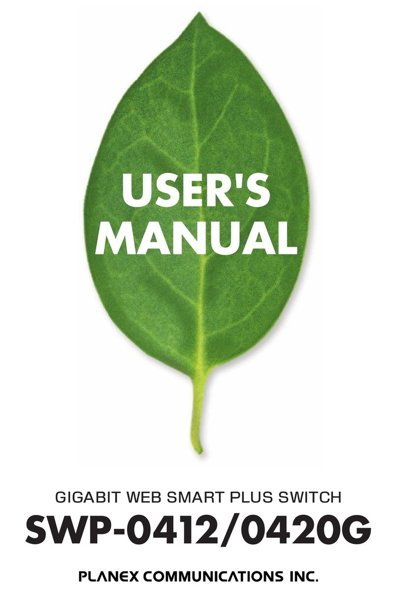 Planex SWP-0412G User manual