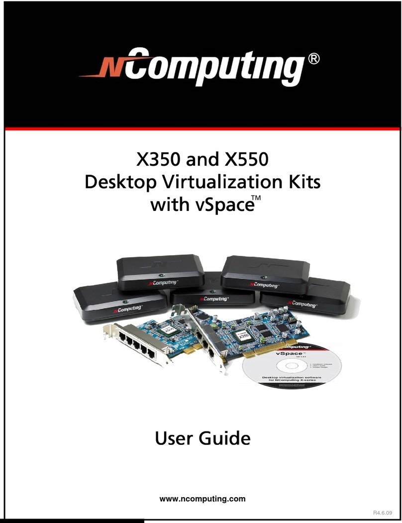 NComputing X350 user guide NComputing X350 user guide