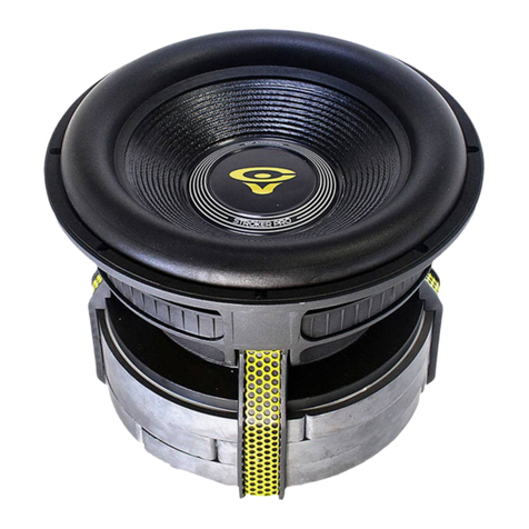 Cerwin-Vega Stroker Pro SPRO122D user manual