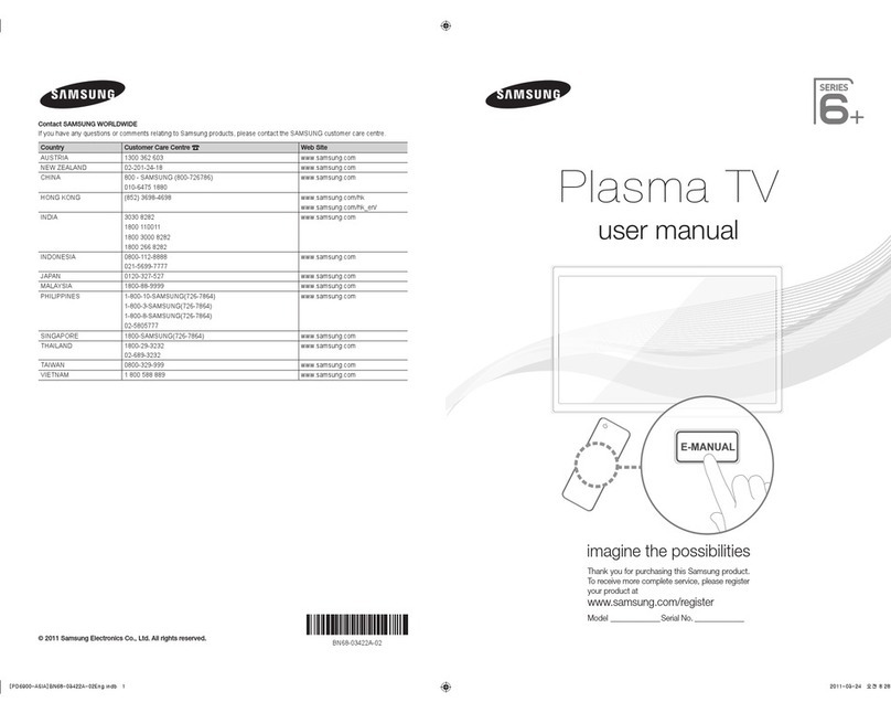Samsung PS51D6900 User manual