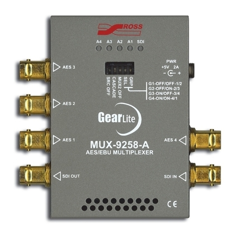 GearLite MUX-9258-A user manual