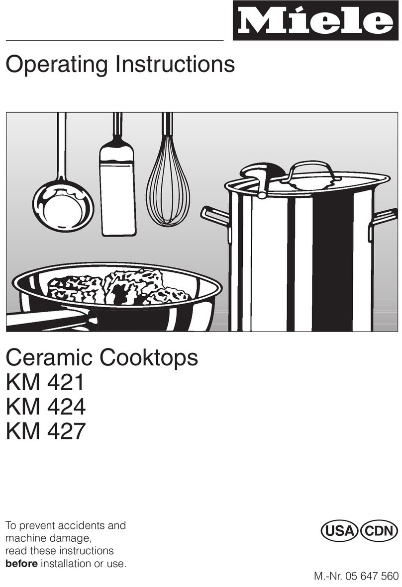 Miele MasterChef KM421 User manual