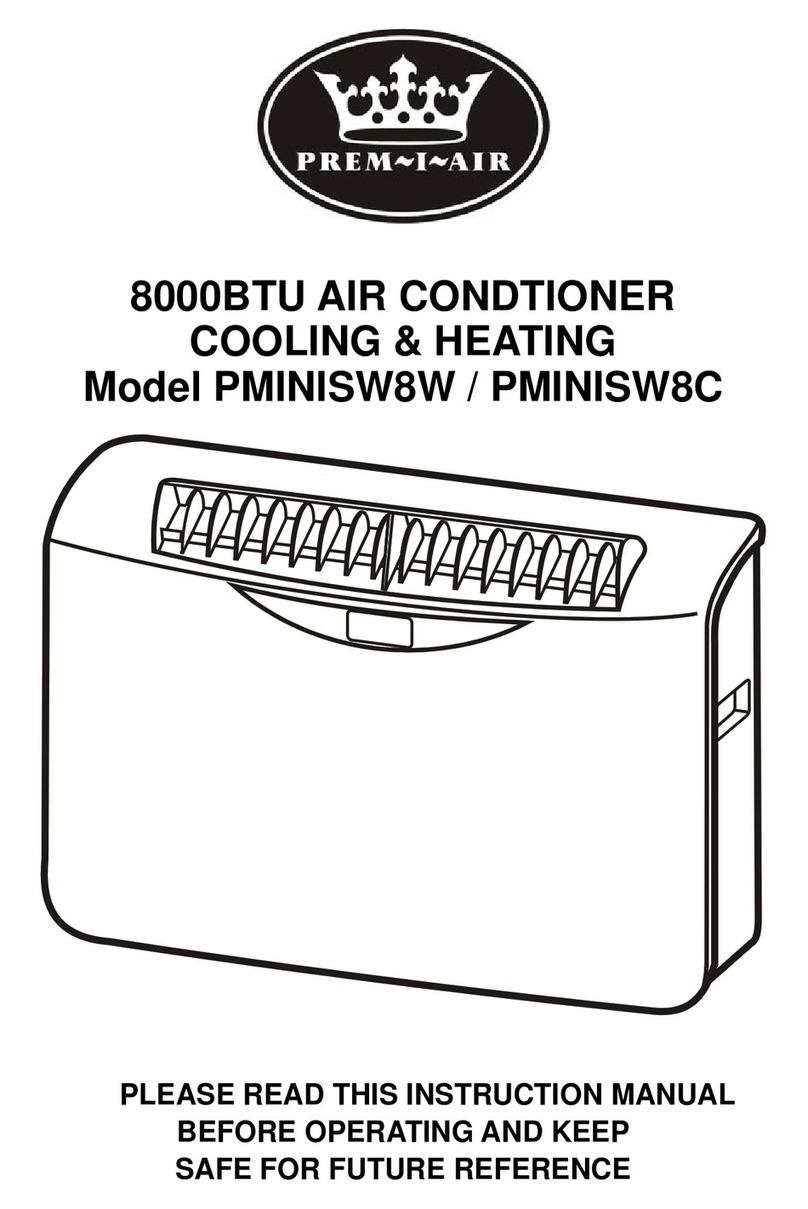 Prem-I-Air PMINISW8W User manual
