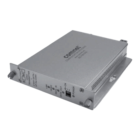 Comnet FVT1031 Installation and operation manual