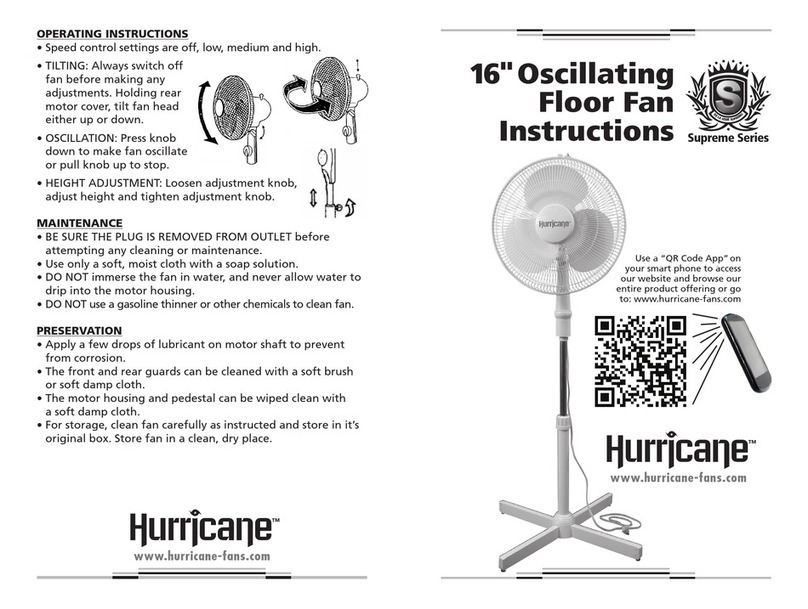 Hurricane Supreme series User manual