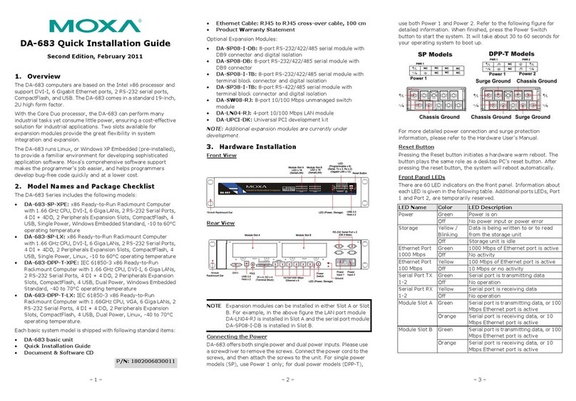 Moxa Technologies DA-683 Series User manual