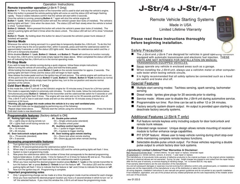 J Street J-Str/4 Instructions for use