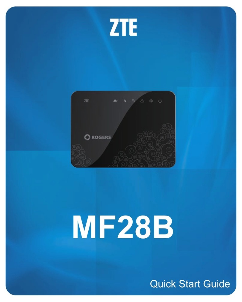Zte MF28B quick start guide