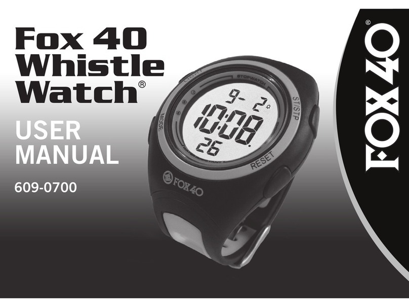 Fox 40 Whistle Watch user manual