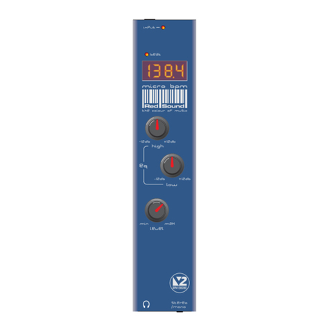 Red Sound micro bpm owner's manual