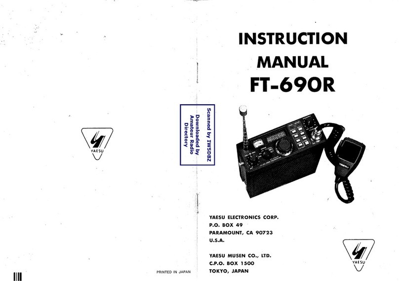 Yaesu FT-690R User manual