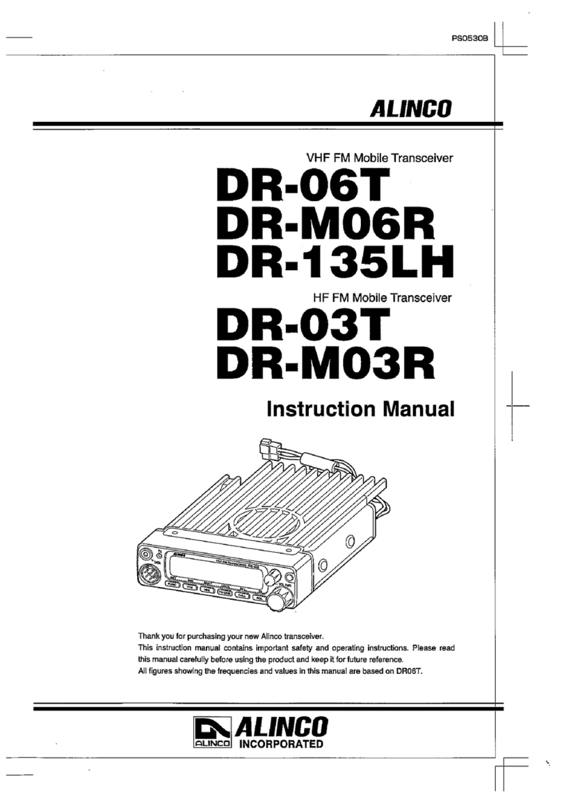 Alinco DR-06T User manual Alinco DR-06T User manual