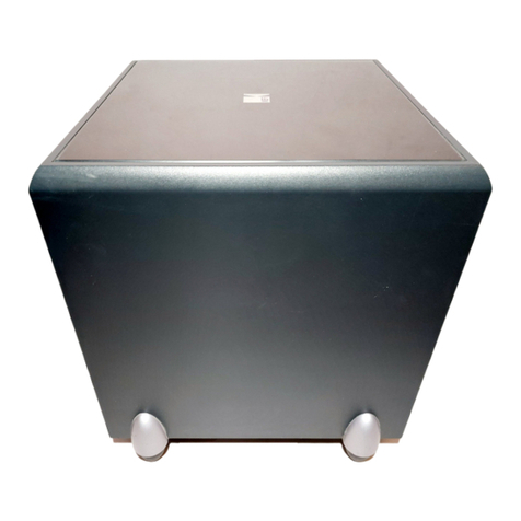 KEF PSW 2000 installation manual