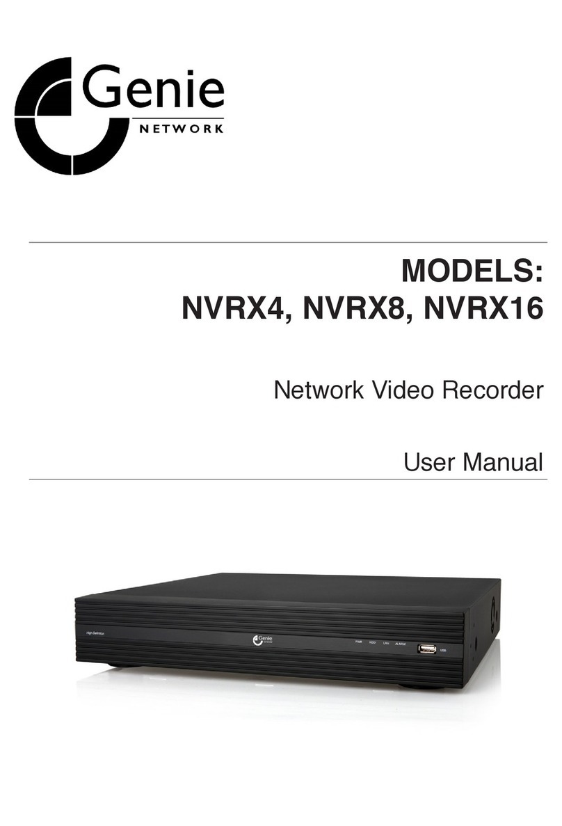 Genie NVRX4 user manual