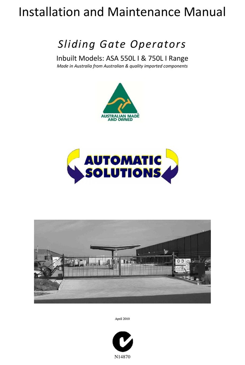 Automatic Solutions ASA 550L I Manual