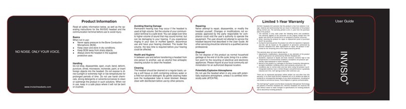 Invisio Bone Conduction Microphone user guide