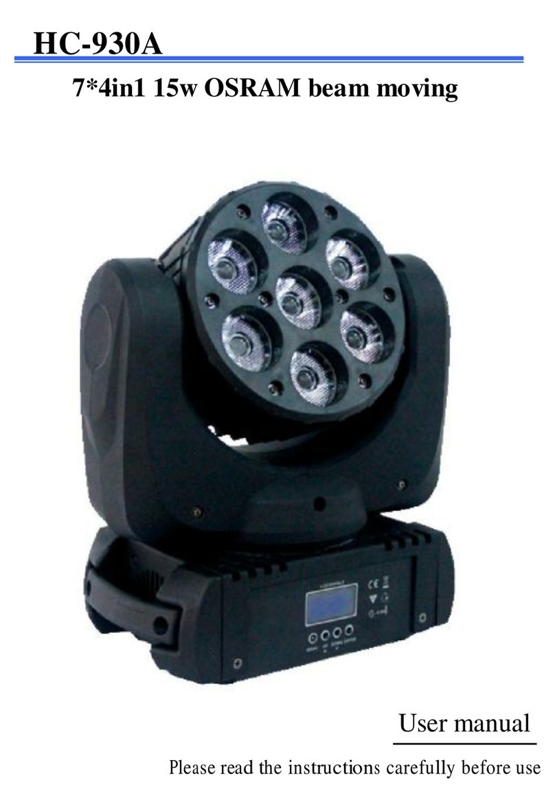 Stage Lighting HC-930A user manual