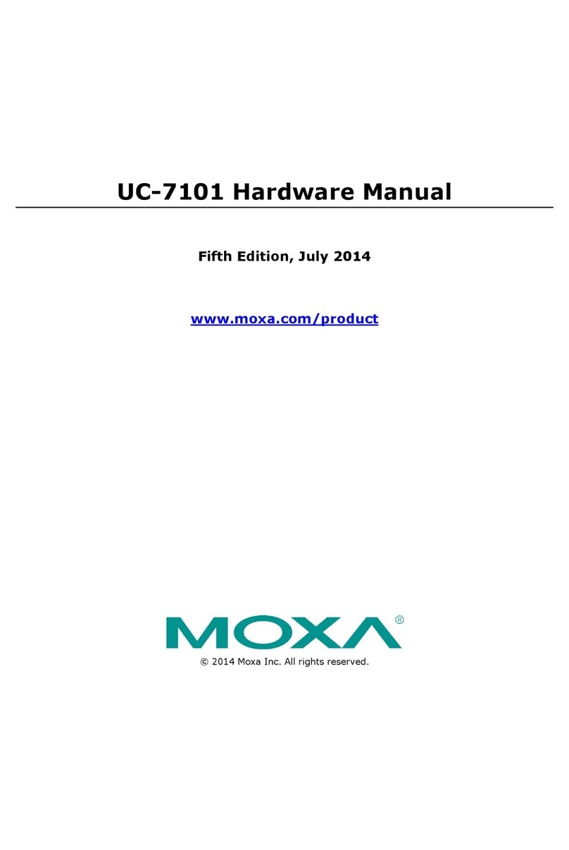 Moxa Technologies UC-7101 Hardware manual