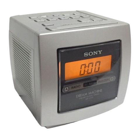 Sony Dream Machine ICF-C113 User manual