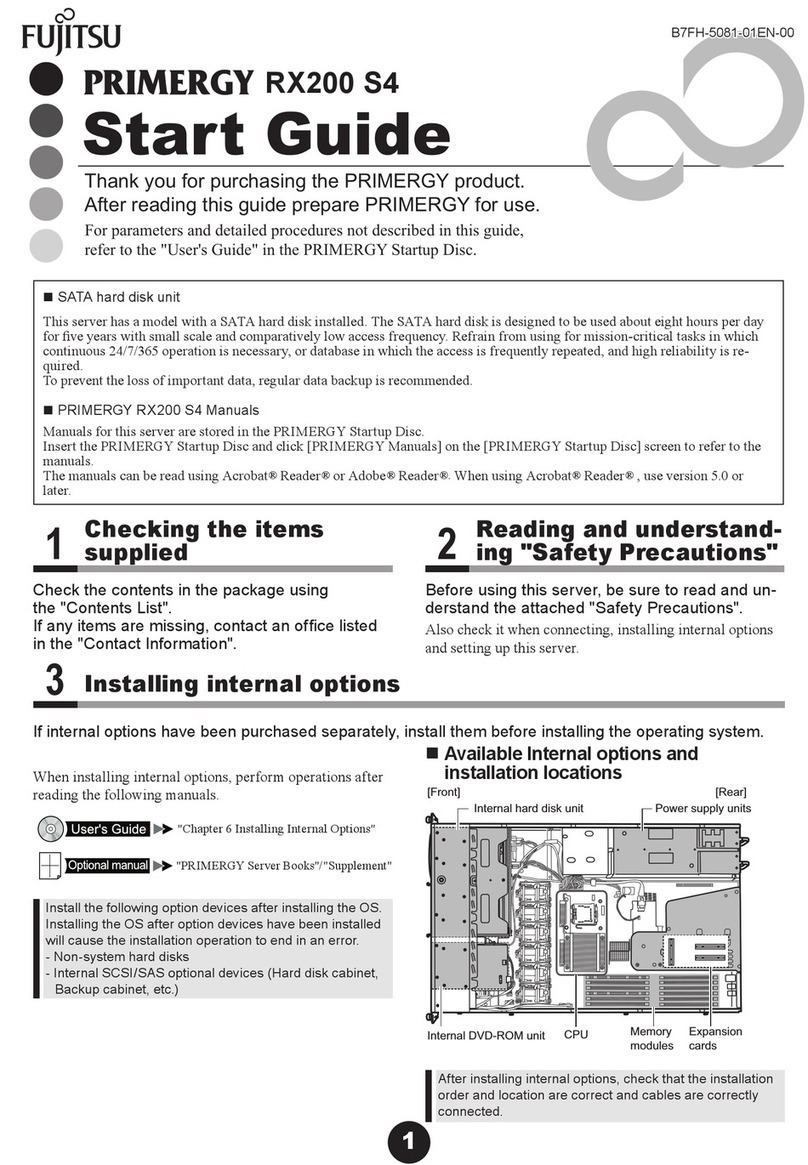 Fujitsu Primergy RX200 S4 Guide