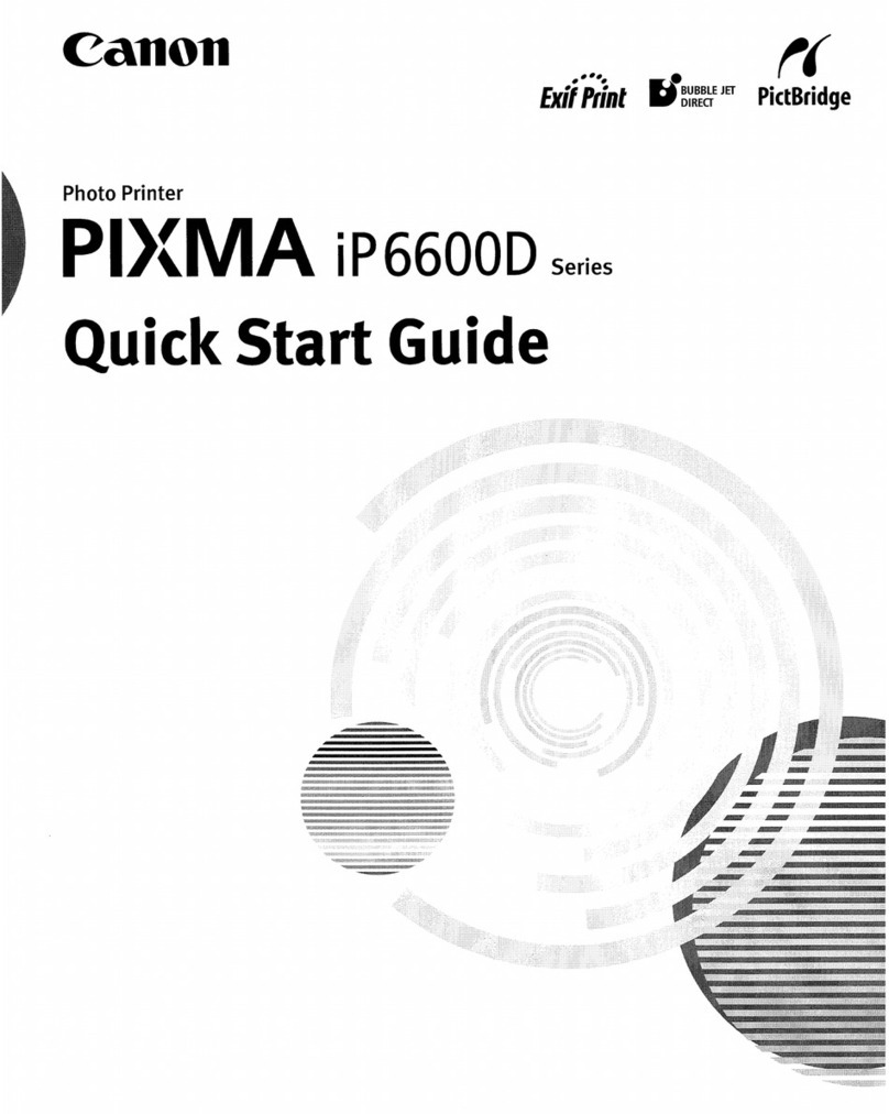 Canon iP6600D - PIXMA Color Inkjet Printer User manual