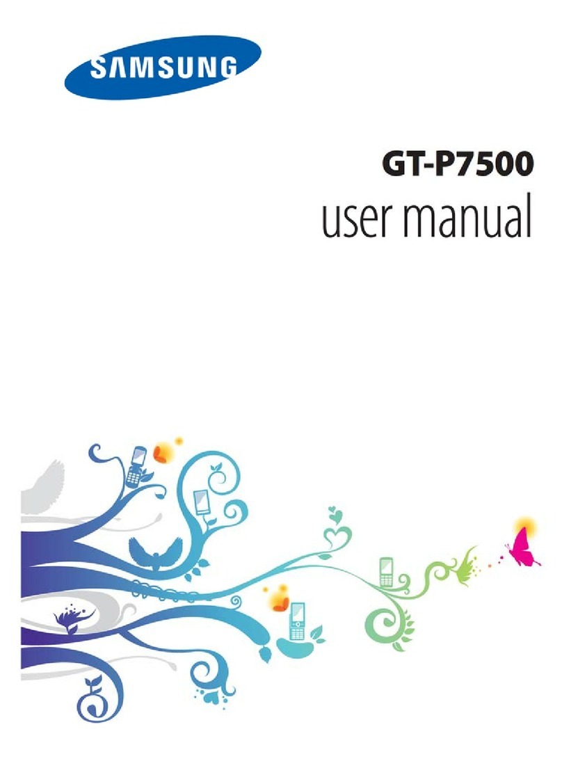Samsung Galaxy Tab GT-P7500 User manual