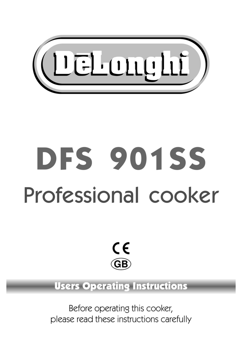 DeLonghi DFS 901SS User operating instructions