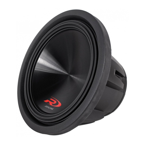 Alpine SWR-12D4 User guide Alpine SWR-12D4 User guide