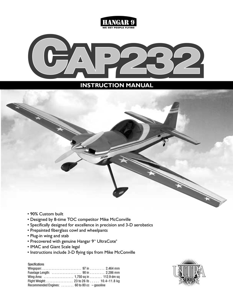 Hangar 9 Cap232 User manual