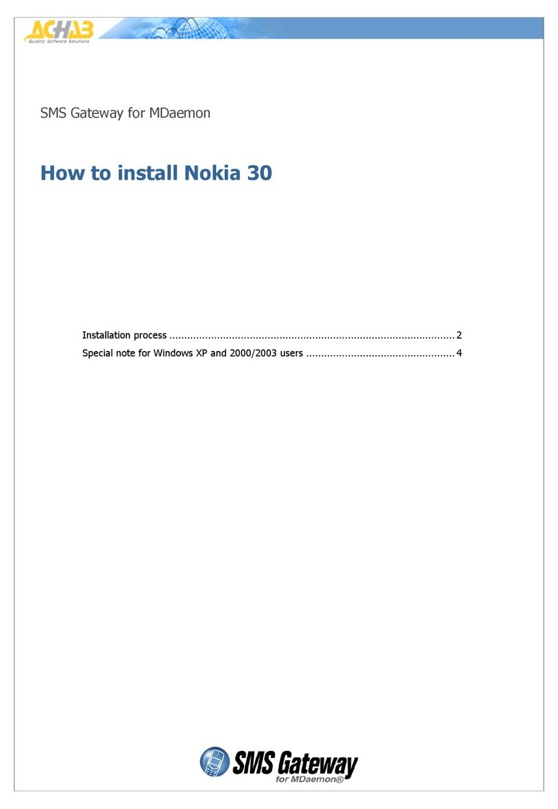 Nokia SERIES 30 installation guide