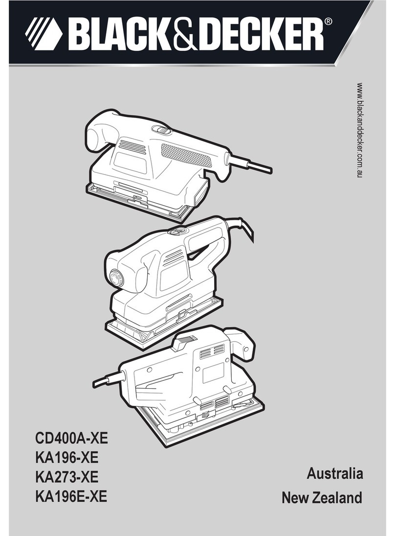 Black & Decker CD400A-XE User manual
