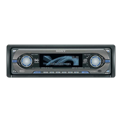Sony CDX-GT800D User manual