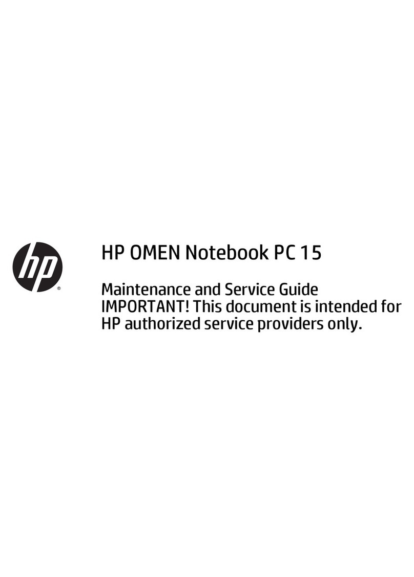 HP OMEN 15 Manual