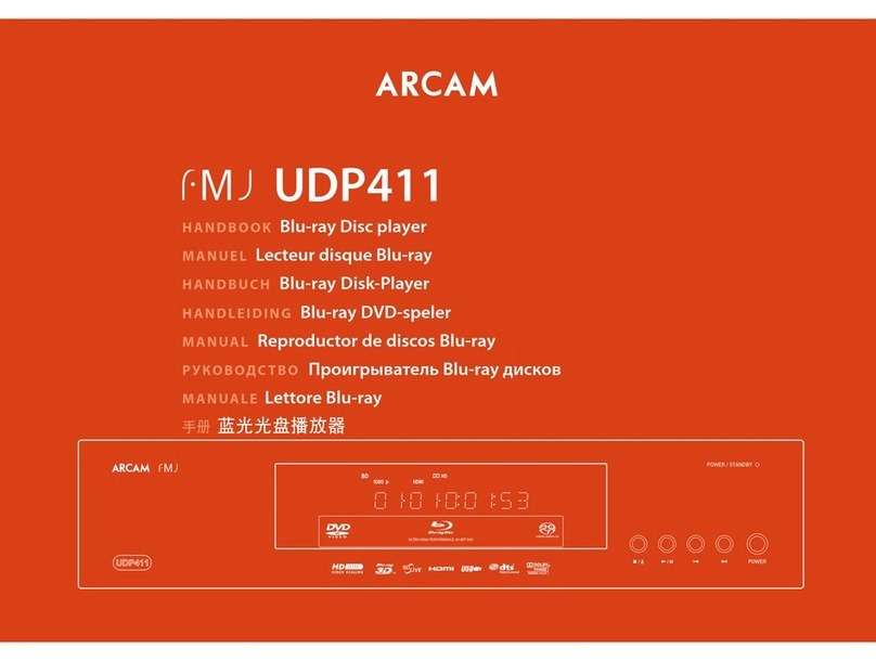 Arcam fmj UDP411 Handbook