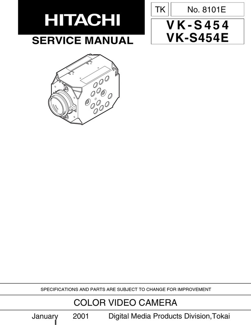 Hitachi VK-S454 Service manual