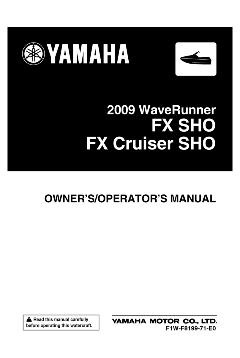 Yamaha 2009 WaveRunner FX SHO Owner's/operator's manual