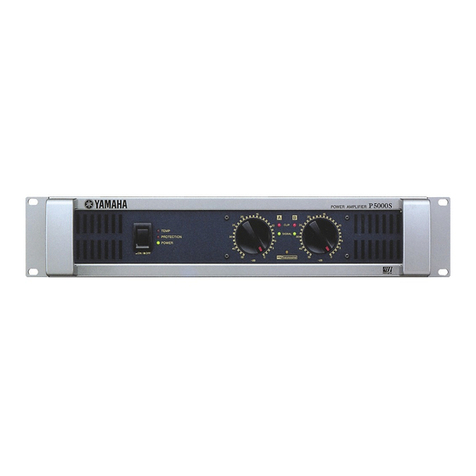 Yamaha P5000S - Amplifier User manual Yamaha P5000S - Amplifier User manual