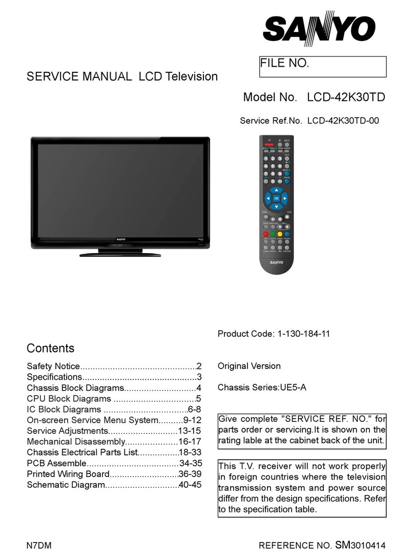 Sanyo LCD-42K30TD User manual Sanyo LCD-42K30TD User manual