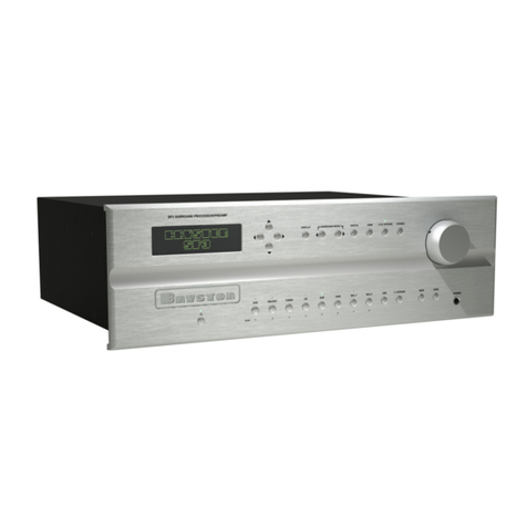 Bryston SP3 User manual