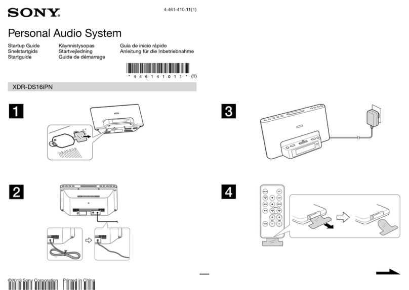 Sony XDR-DS16iPN User guide Sony XDR-DS16iPN User guide