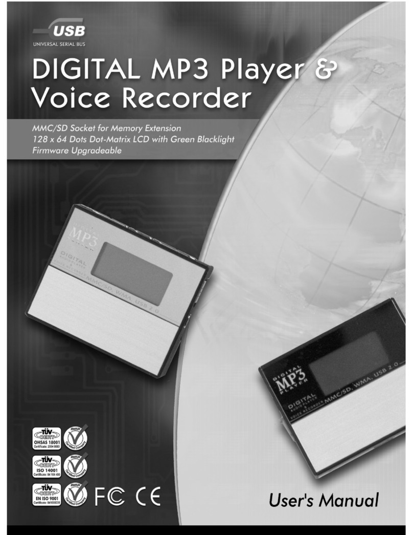 Zotac Digital MP3 Player user manual