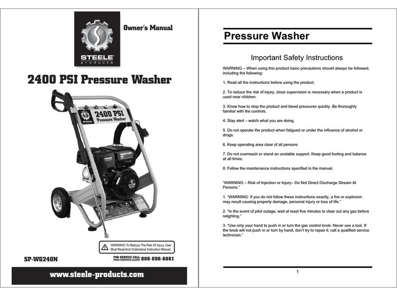 STEELE PRODUCTS SP-WG240N owner's manual